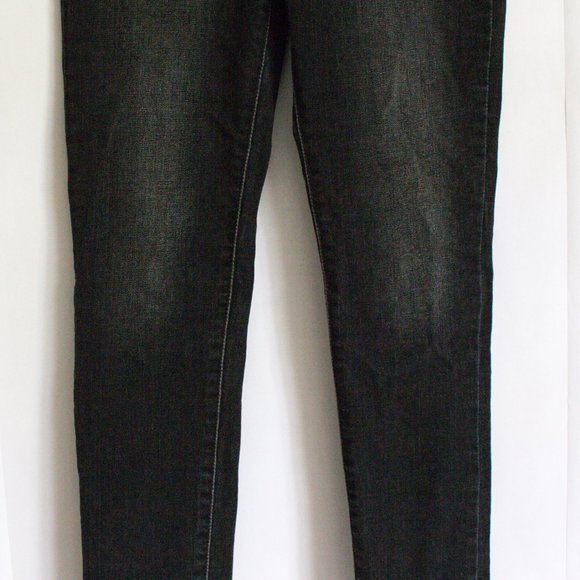 Levis 28x30 721 High Rise Skinny Black/Gray Jeans Dark Wash Soft Jeans - Picture 3 of 11